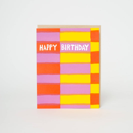 Fruit Stripe Birthday Card