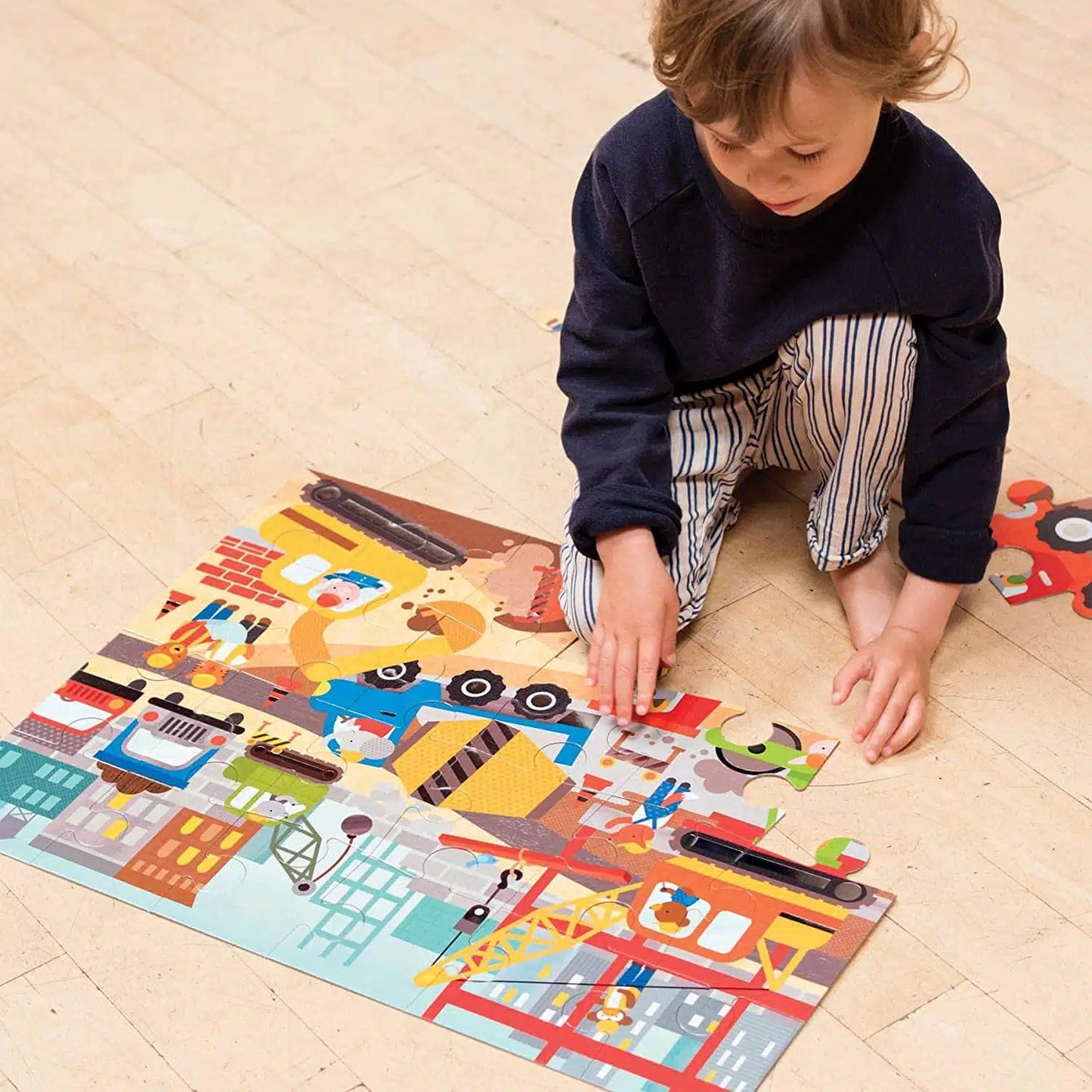 Construction Site 24 Piece Floor Puzzle