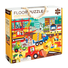 Load image into Gallery viewer, Construction Site 24 Piece Floor Puzzle