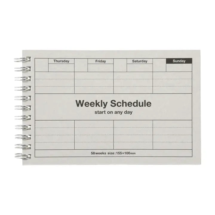 Pocket Size Weekly Planner