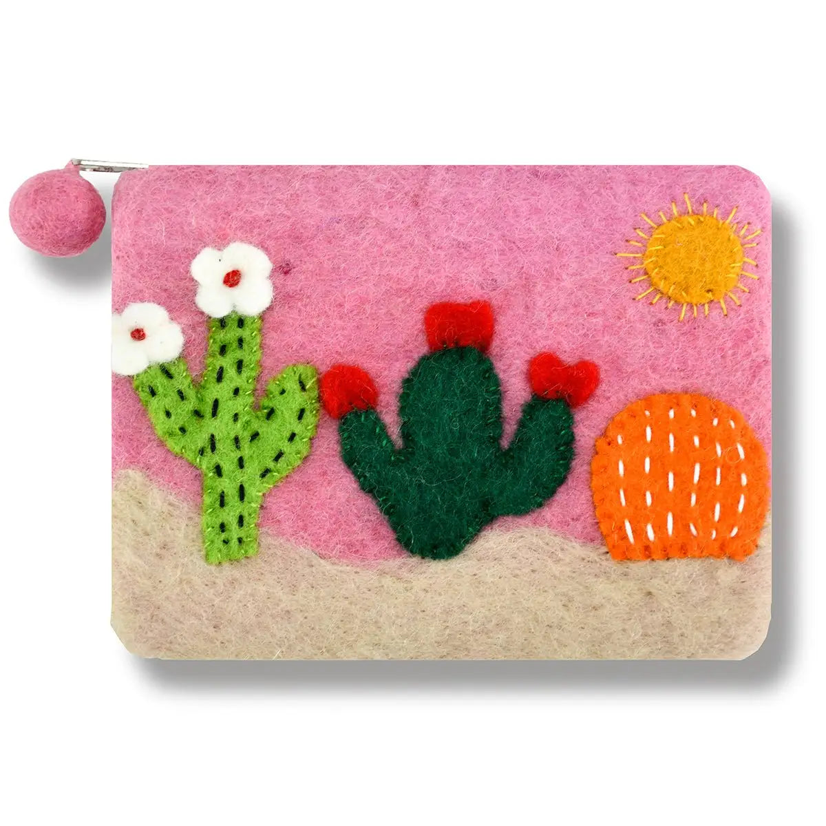 Small Felted Desert Pouch
