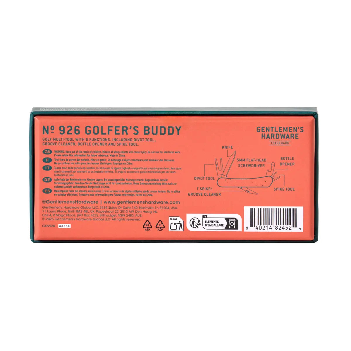 Golf Multi Tool - Ali's Wagon