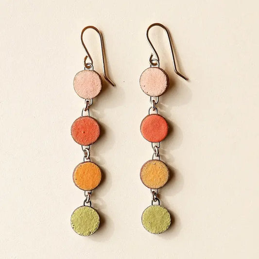 Painted Paisly Earrings