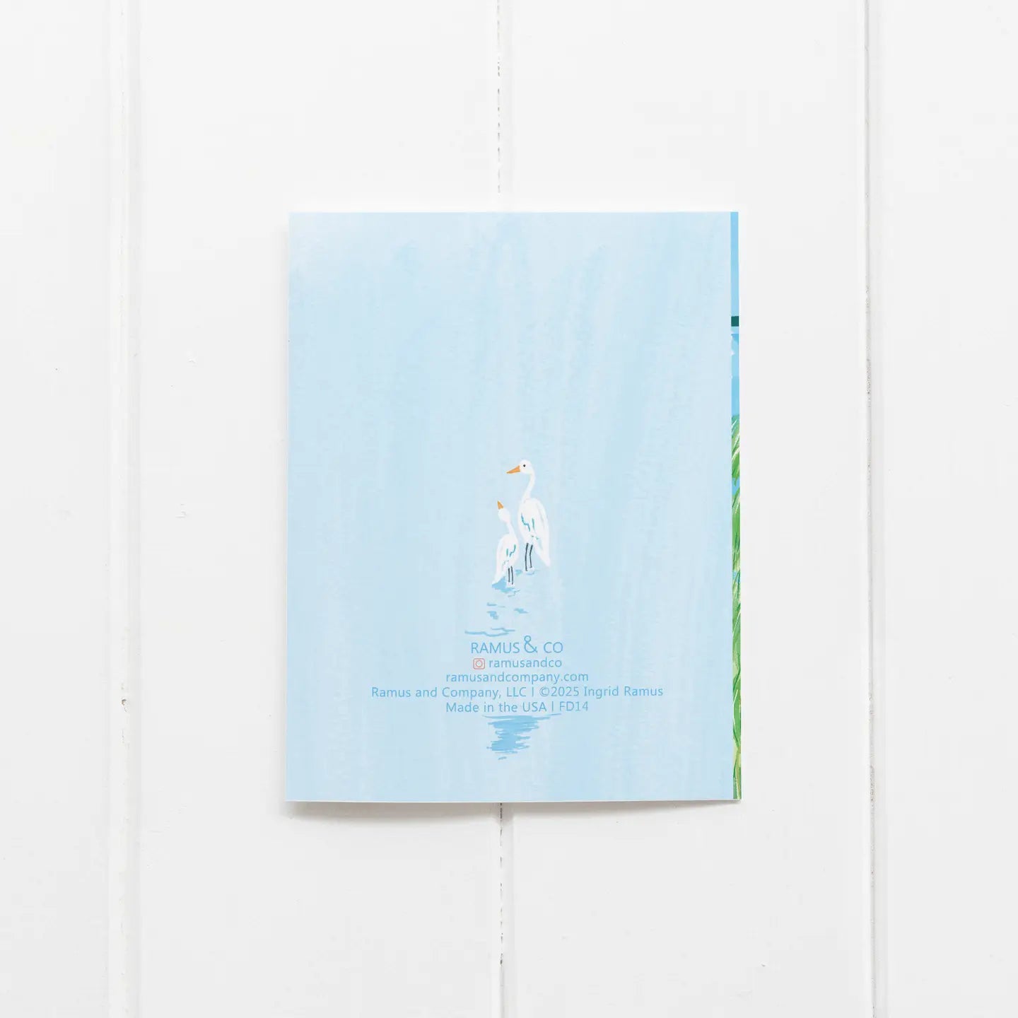 Marsh and Sailboats Father's Day Card