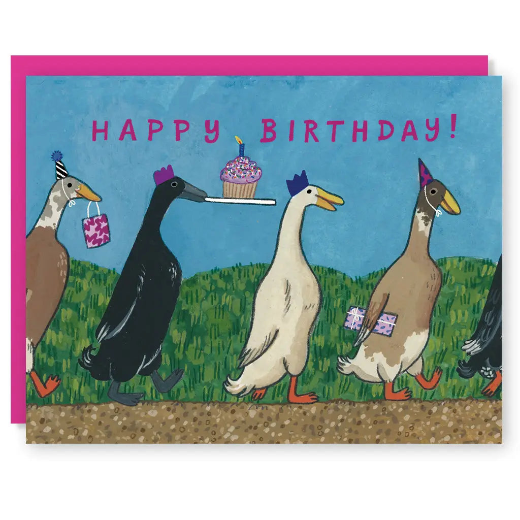 Ducks Birthday Card