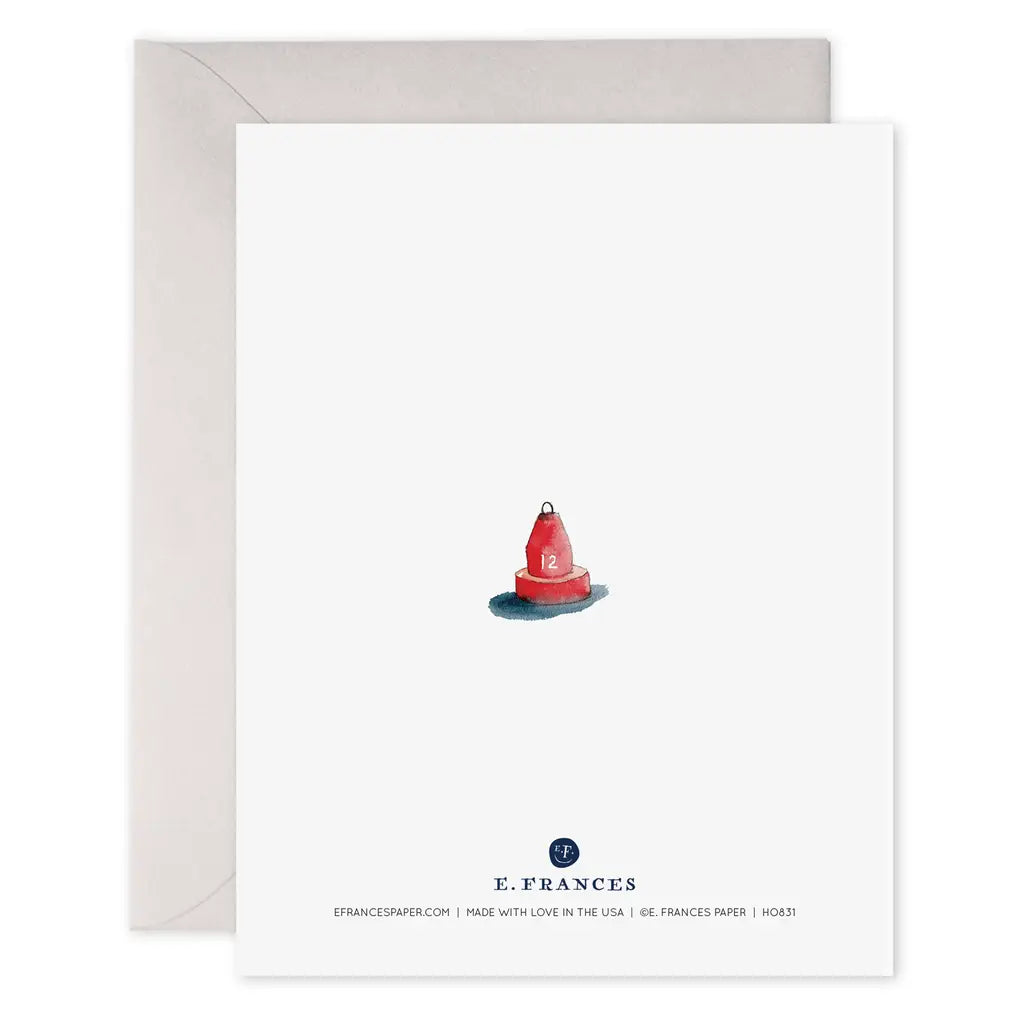 Holiday Sailboat Greeting Card