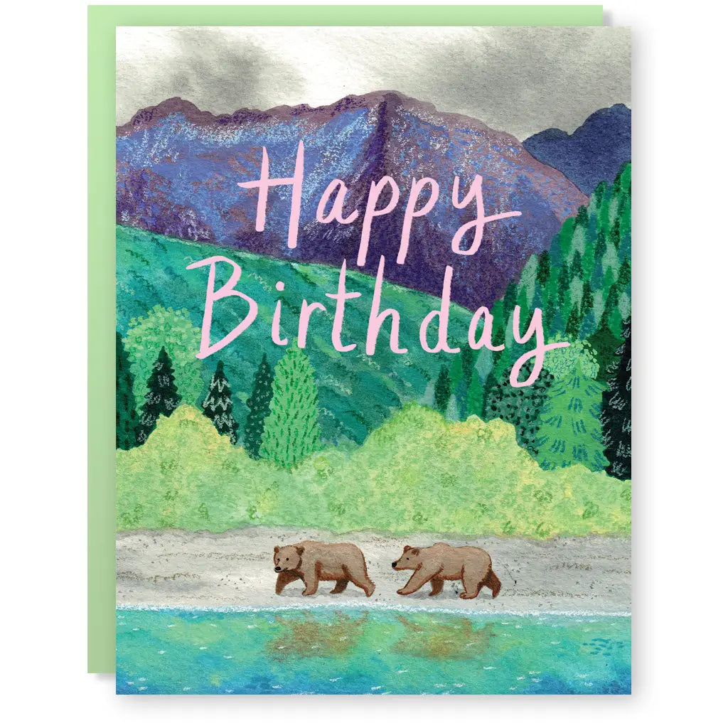 Birthday Bears Greeting Card