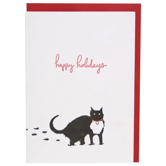 Snow Cat Holiday Card Set - Box of 10