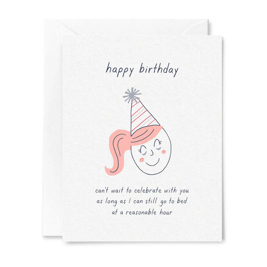 Tired Birthday Card