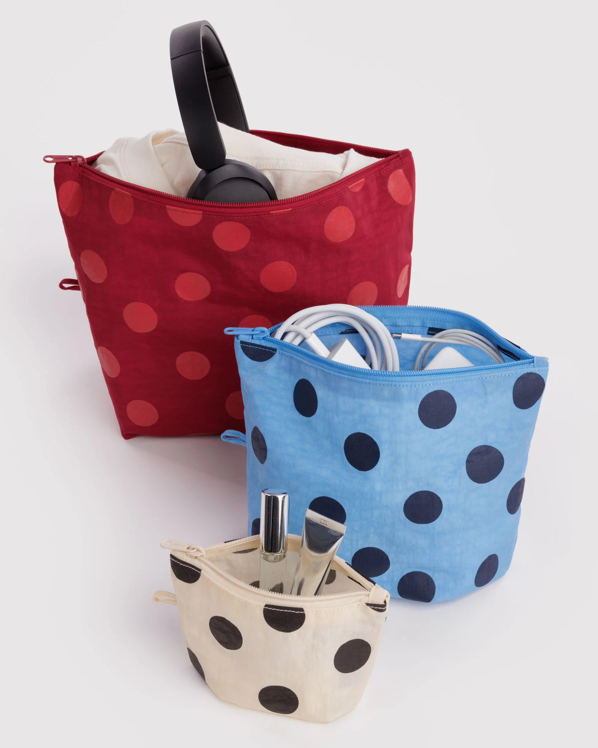Polka Dot Mix Go Pouch Set