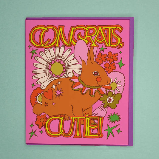 Congrats Cutie Greeting Card