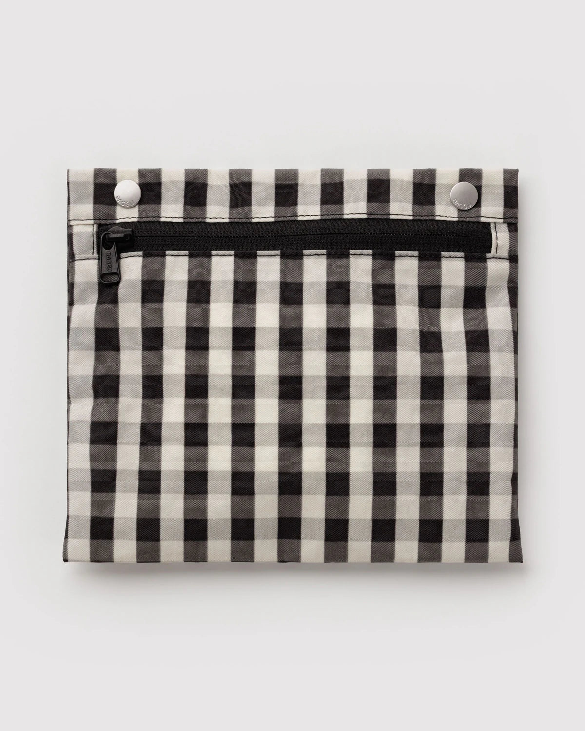 Black and Cream Gingham Everyday Cloud Bag
