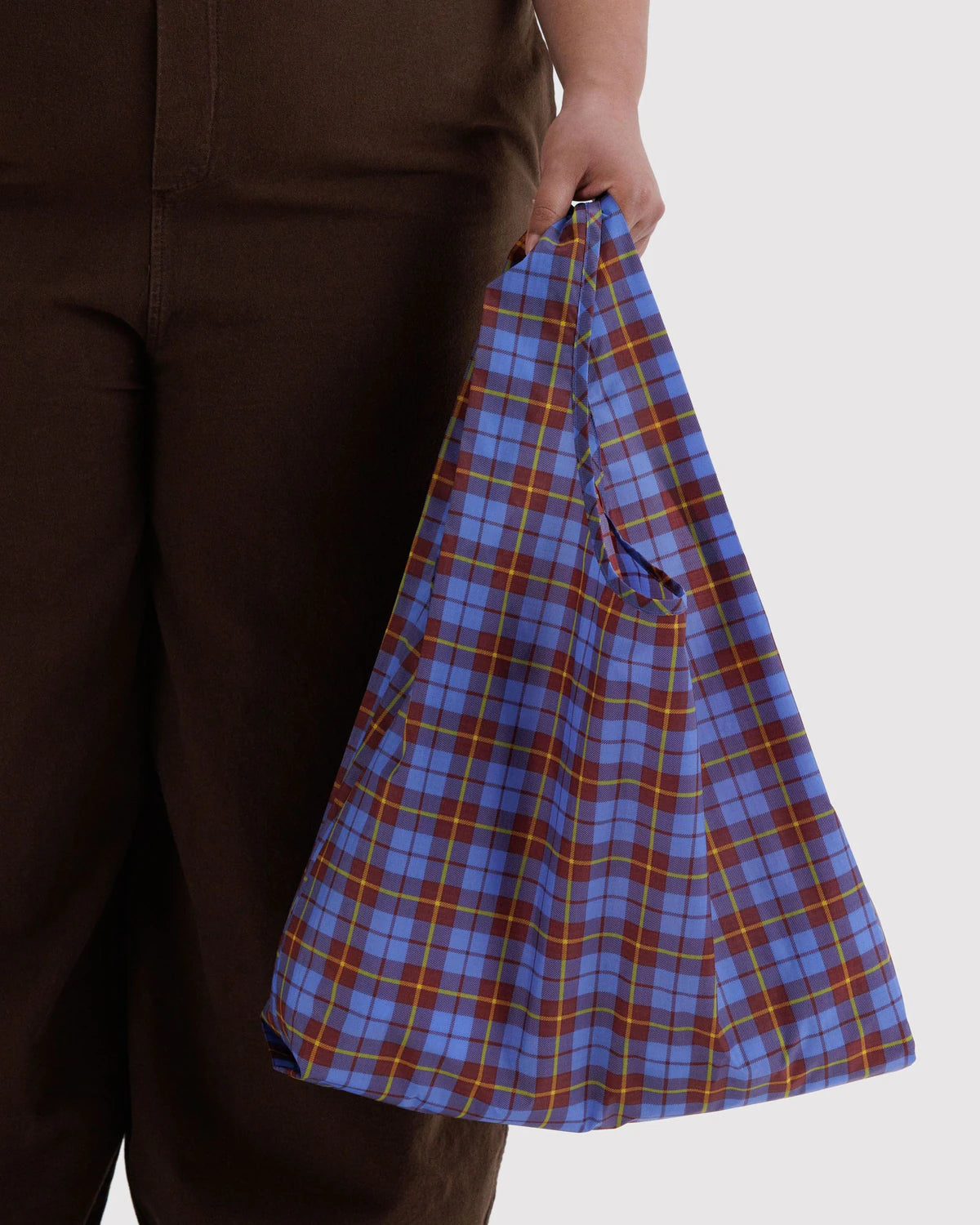 Blue Tartan Reusable Bag