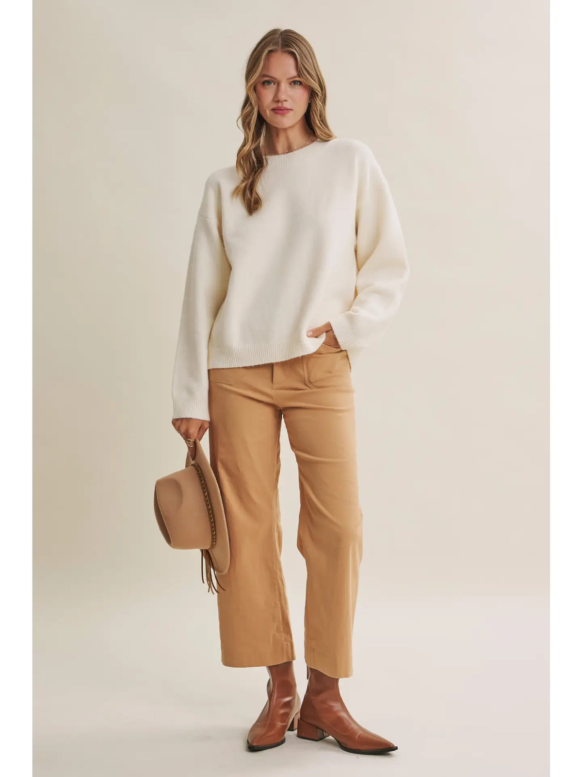 Straight Leg Ankle Pants