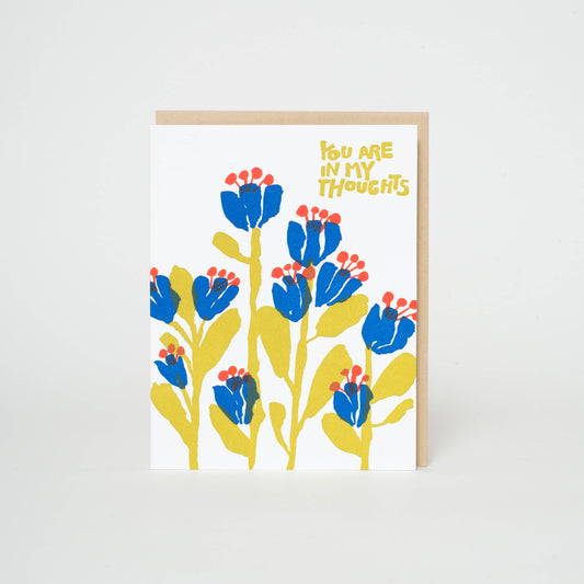 You Are In My Thoughts Sympathy Card