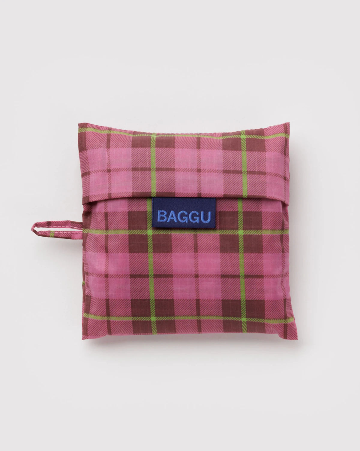 Azalea Pink Tartan Reusable Bag
