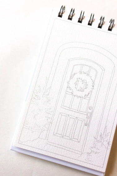 Mini Watercoloring Book - A Little Bit of Winter