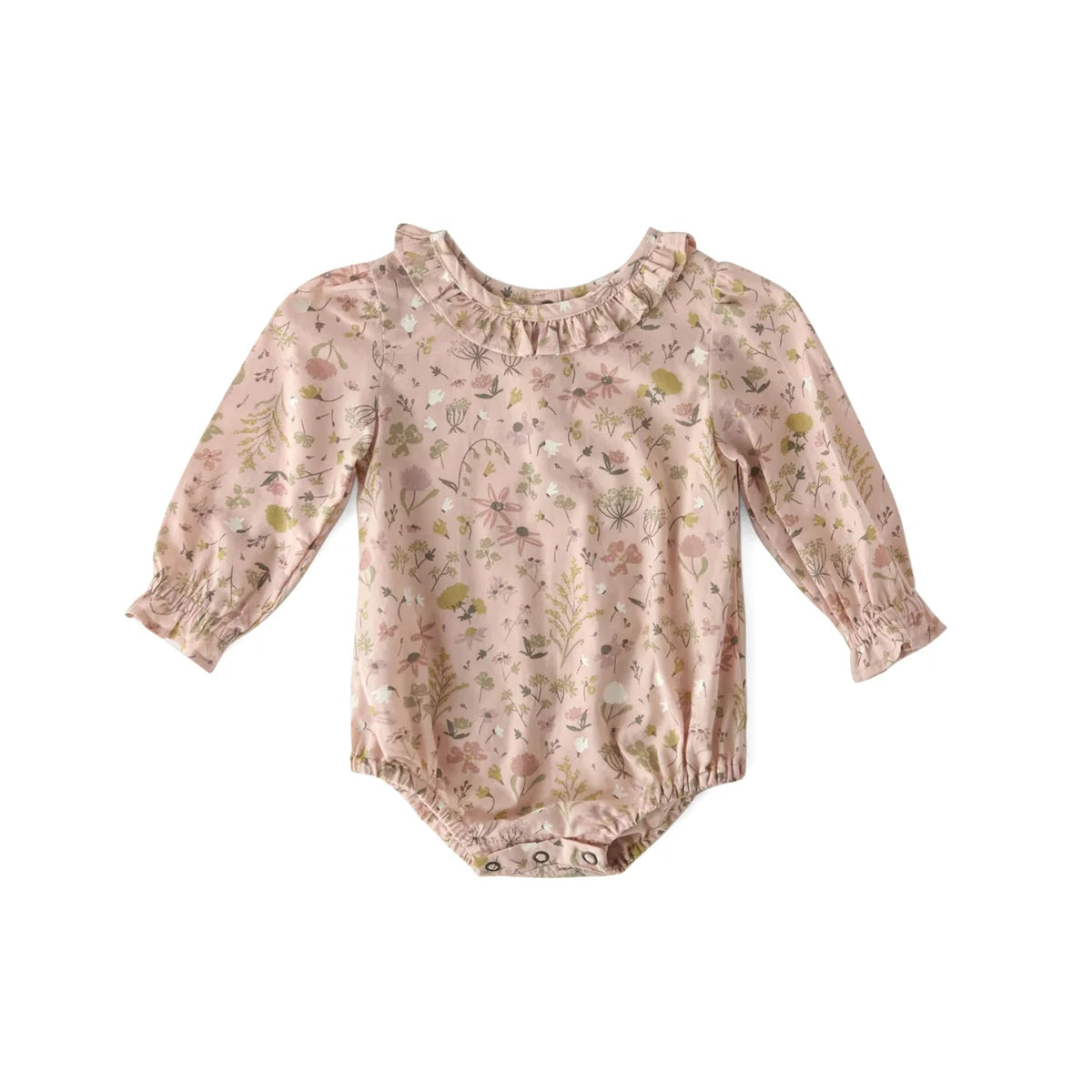 Wildflower Woven Flutter Neck One - Piece