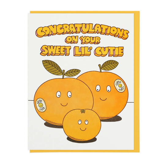 Congratulations On Your Sweet Lil' Cutie New Baby Card