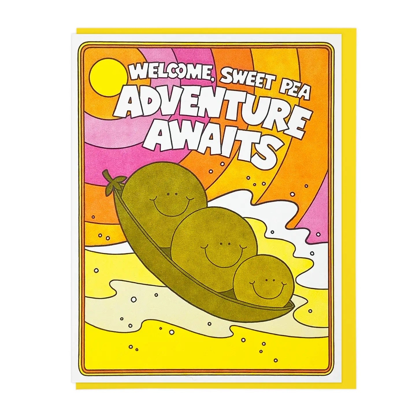 Sweet Pea New Baby Card