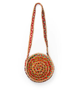 Multicolor Chindi Handwoven Crossbody Bag