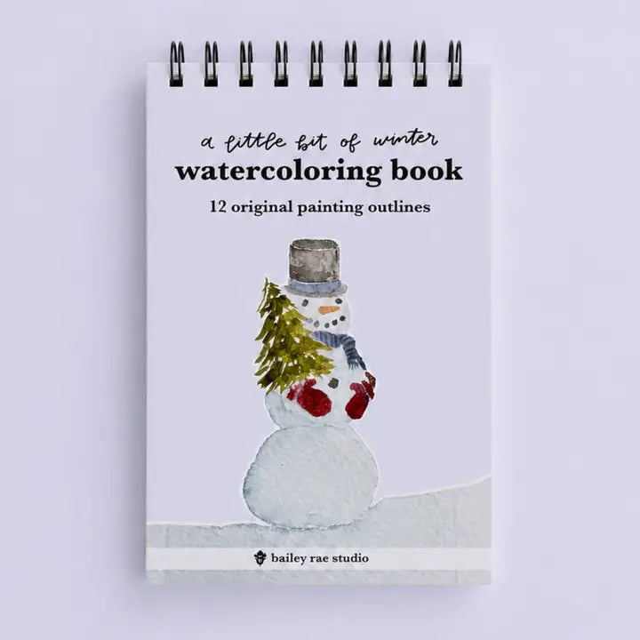 Mini Watercoloring Book - A Little Bit of Winter