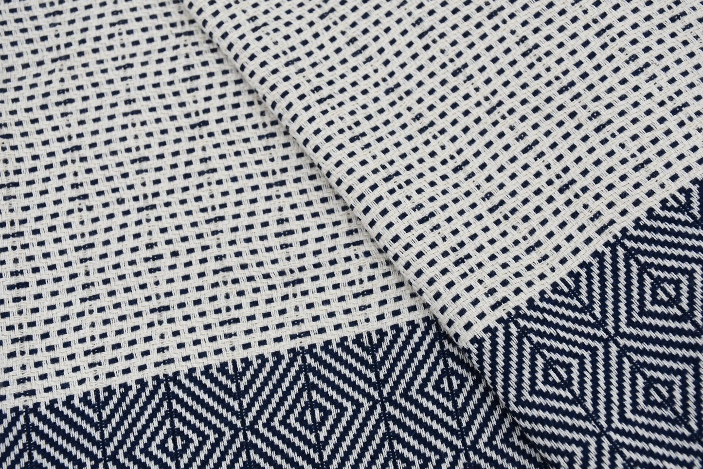 Navy Organic Turkish Hand Towel