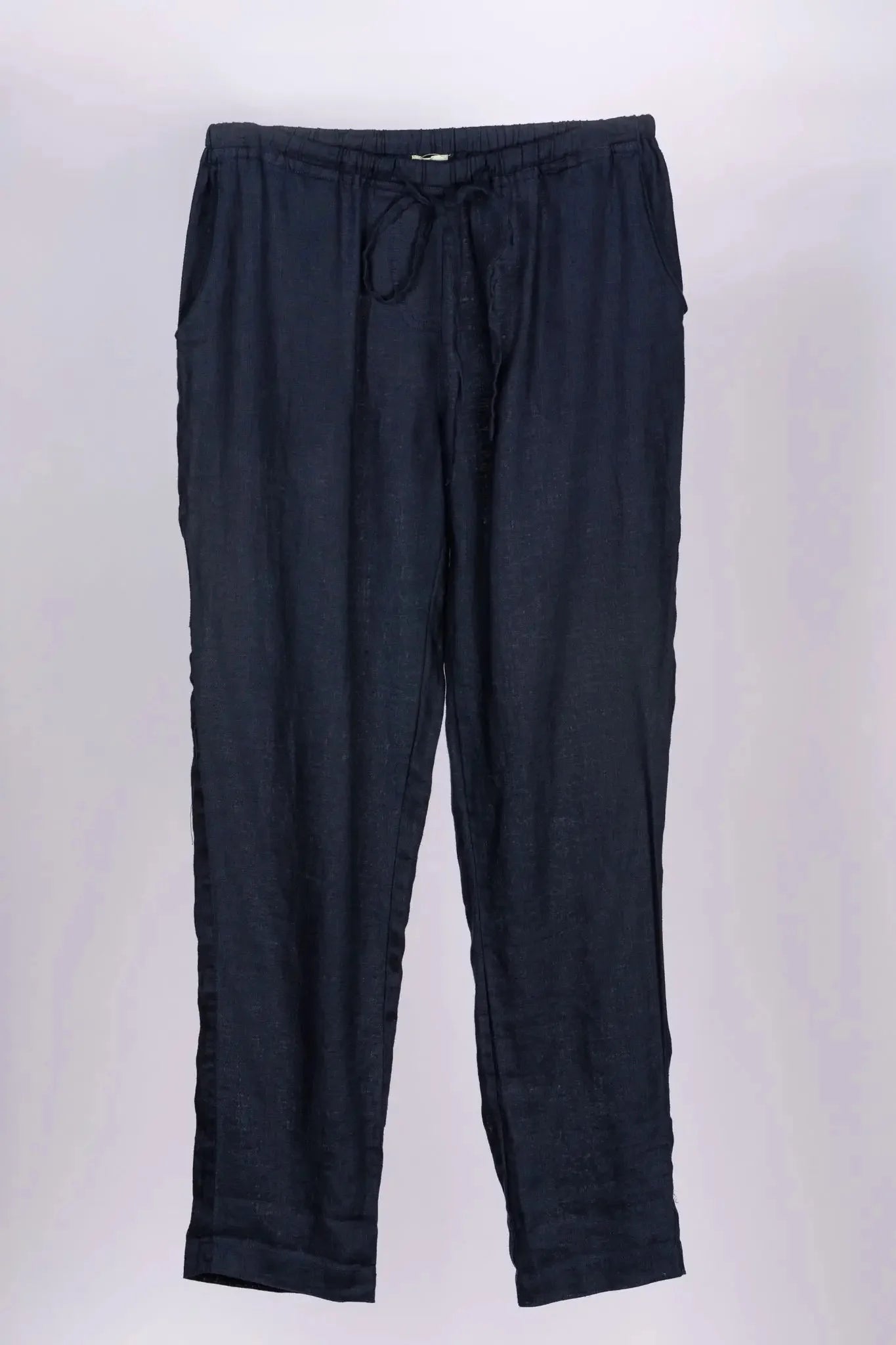 Navy Linen Pants