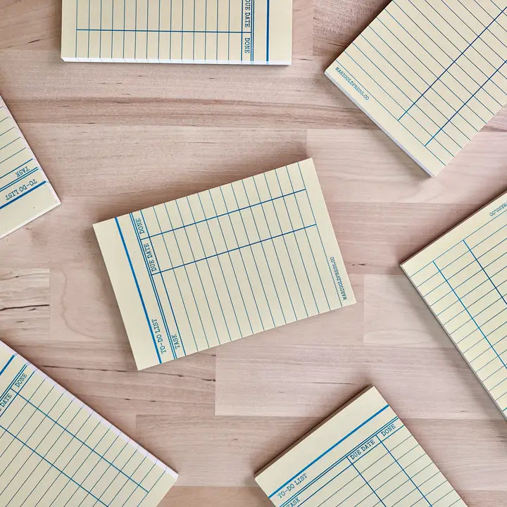 Library Card Notebook