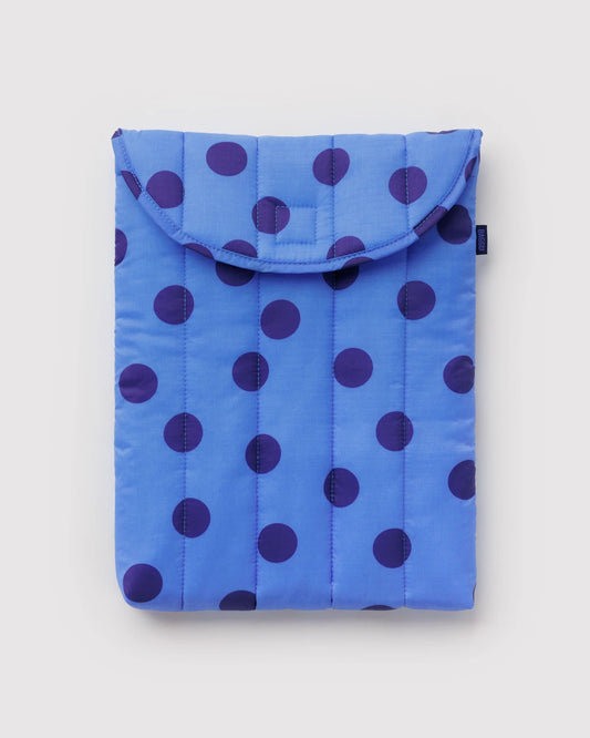 Blue Polka Dot 13"/14" Baggu Laptop Sleeve