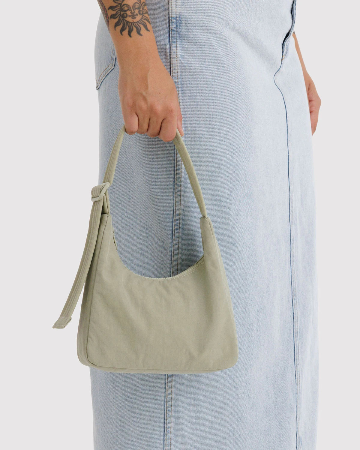 Celadon Mini Shoulder Baggu