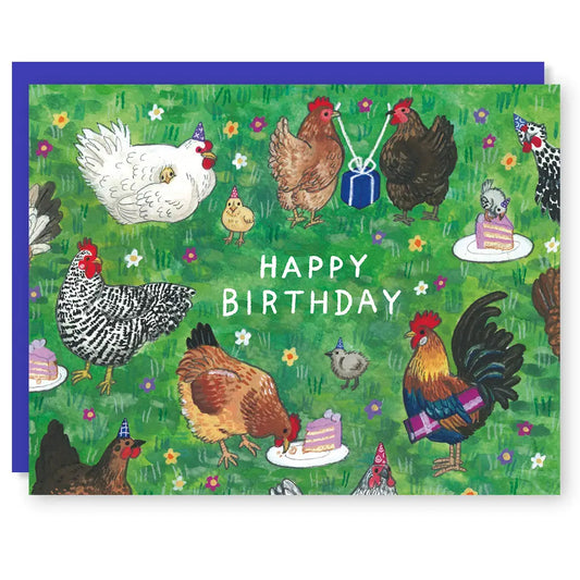 Chicken Birthday Card