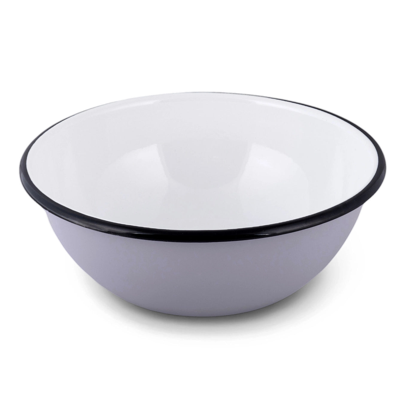 Pebble Gray Vintage Enamel Bowl