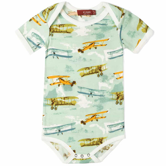 Vintage Planes Organic One Piece