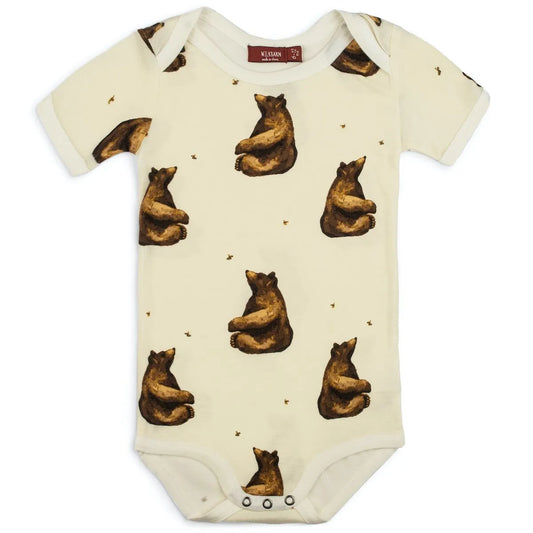 Honey Bear Bamboo Onesie