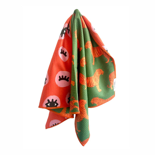 Eye of the Tiger Reversible Hand Towel