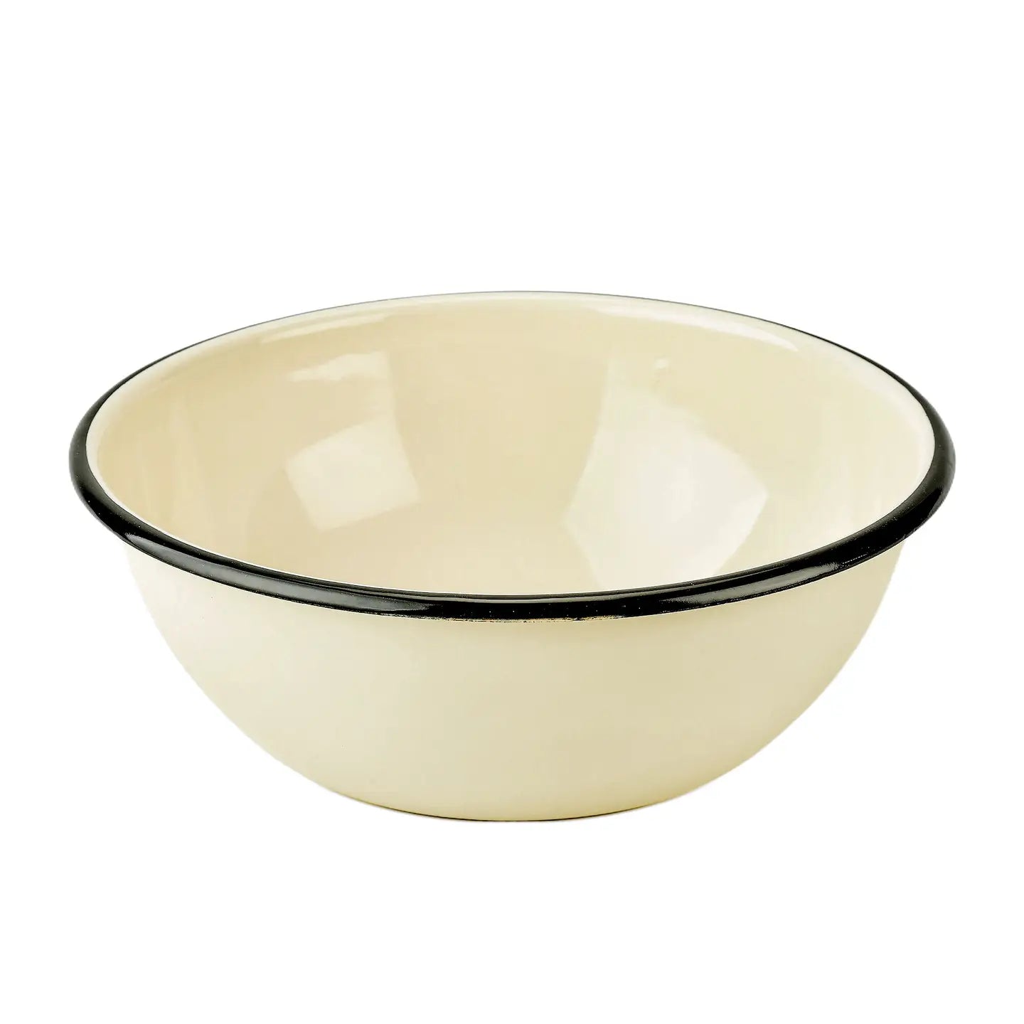 Ivory Vintage Enamel Bowl