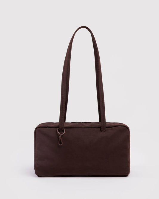 Coffee Nylon Bowler Baggu - Ali's Wagon