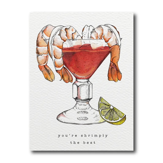 Shrimply the Best Greeting Card