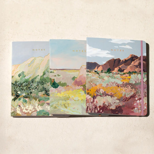 Desert Sunset Notebook Trio