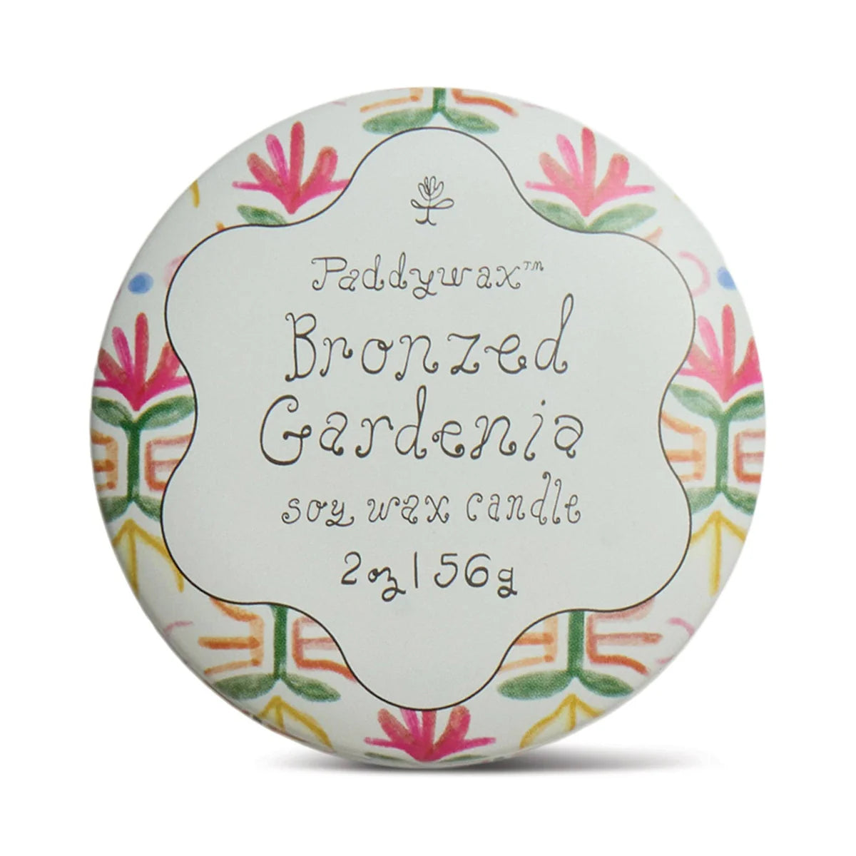 Bronzed Gardenia Tulip Candle Tin - Ali's Wagon