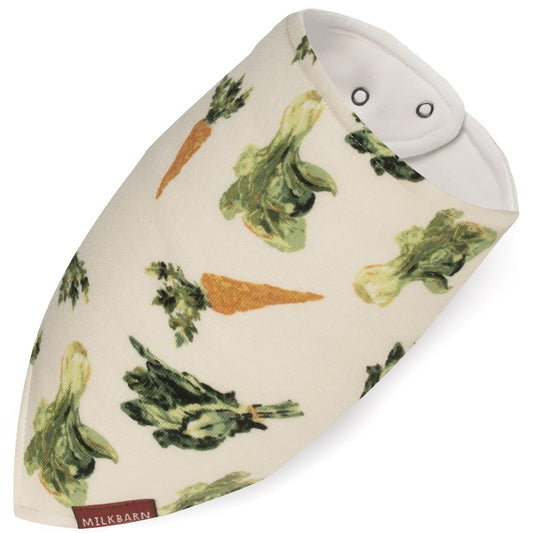 Fresh Veggies Organic  Kerchief Bib