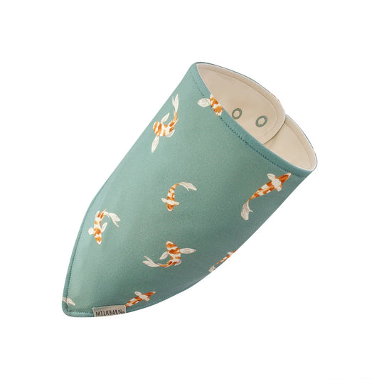 Swimming Koi Cotton Stretch Kerchief Bib