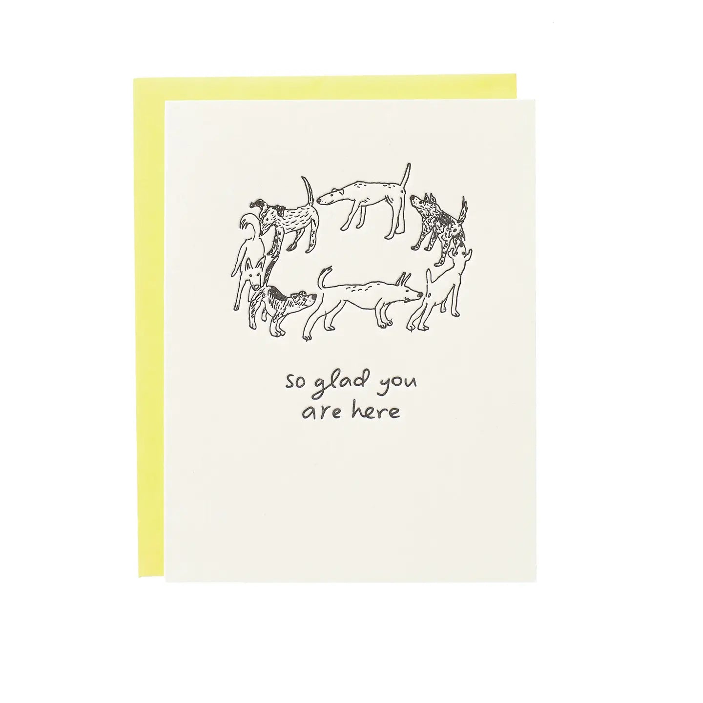 So Glad You're Here Greeting Card