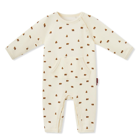 Little Bear Waffle Knit Jumpsuit