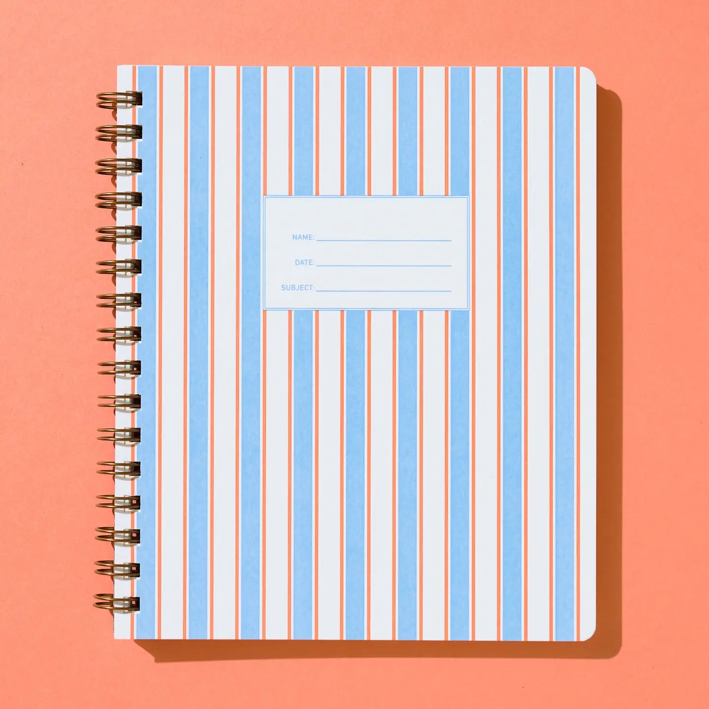 French Stripes Spiral Notebook