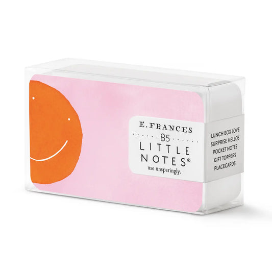 Orange Smiley Little Notes