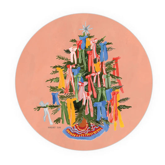 Christmas Bows Seedlings Coaster