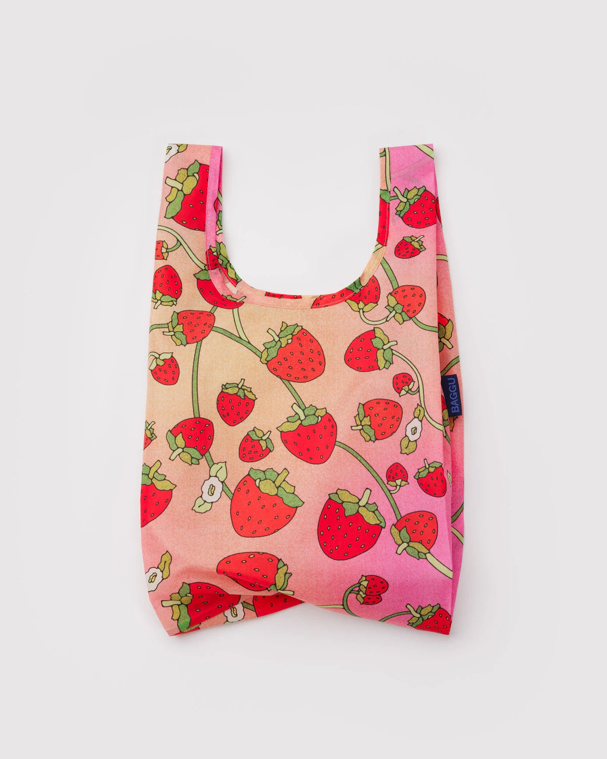 Strawberry Blossom Baggu Reusable Bag - Ali's Wagon