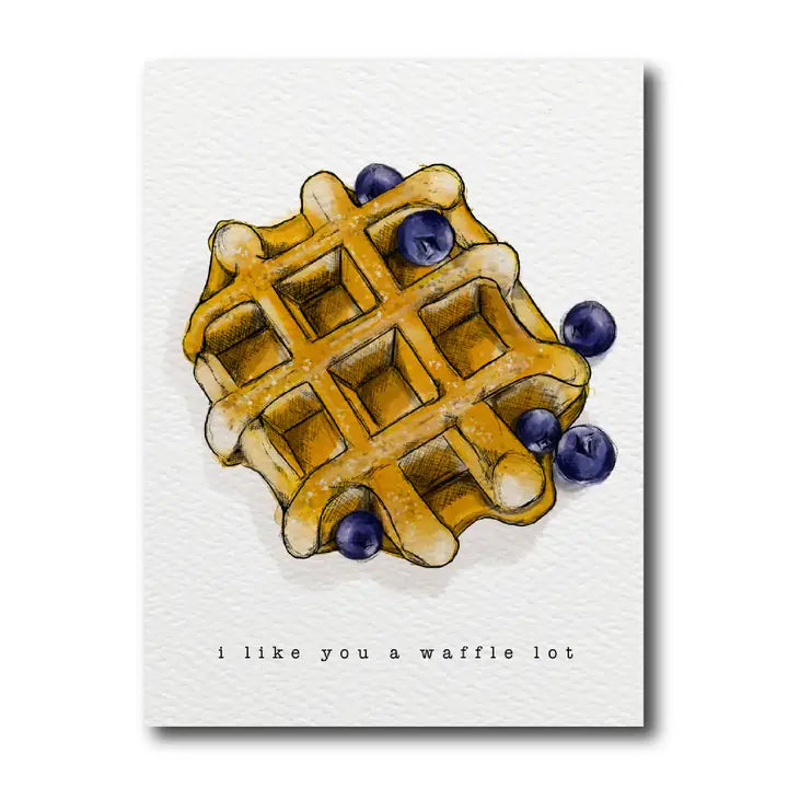 Waffle Lot Greeting Card